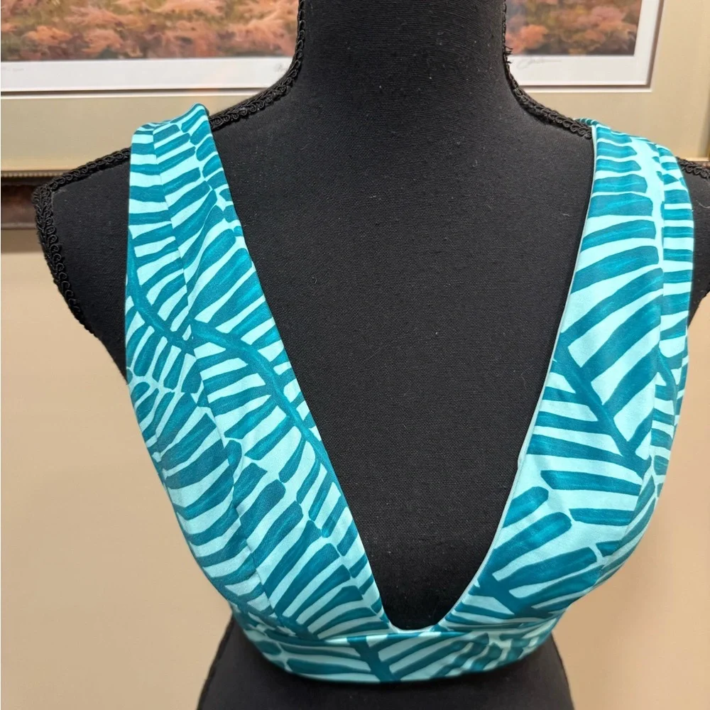 Vitamin A Blue Swim Bikini Top NWT